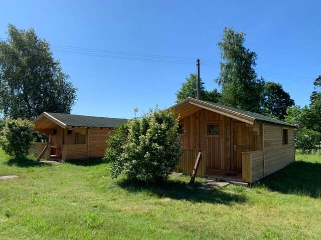 Лоджи Tranquil Log Cabin Retreat in Šventoji Швянтойи-17