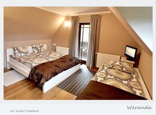 Отели типа «постель и завтрак» Weranda Шклярска-Поремба Трехместный номер с балконом-3