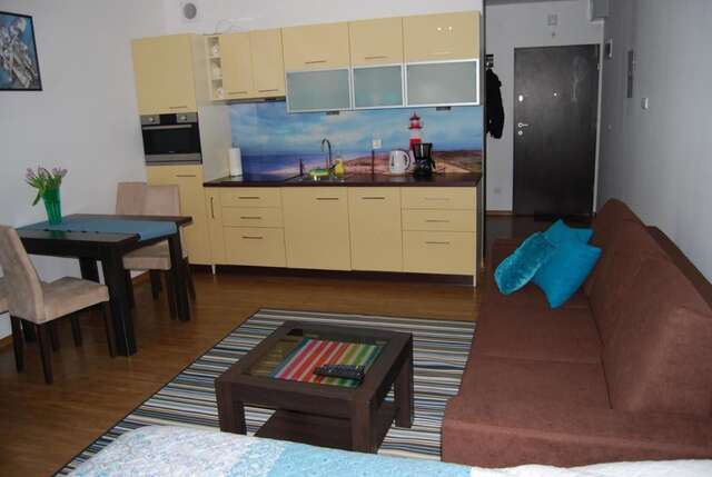 Апартаменты Apartament Turkusowy Polanki Kołobrzeg Колобжег-10