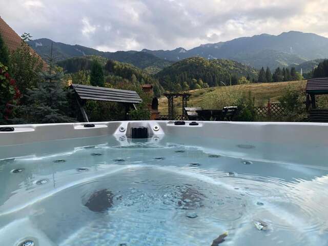 Лоджи Hot Tub Chalet Retreat Брашов-3