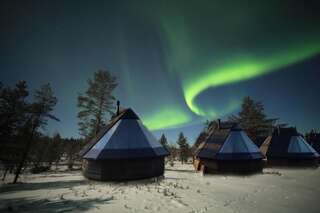 Отель Wilderness Hotel Muotka & Igloos Саариселькя Коттедж Aurora-11