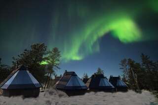 Отель Wilderness Hotel Muotka & Igloos Саариселькя Коттедж Aurora-12