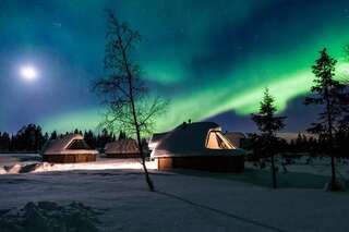 Курортные отели Levi Northern Lights Huts Леви Хижина со стеклянной крышей-3