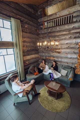 Шале Sielikkö Aurora Log Apartments Саариселькя Дом с 2 спальнями-7