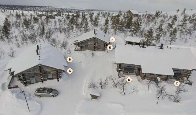 Шале Sielikkö Aurora Log Apartments Саариселькя-13