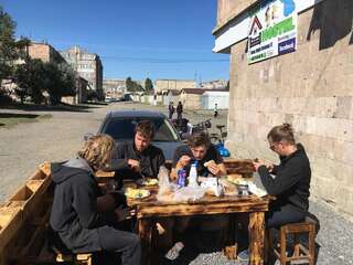 Хостелы Lake Sevan Hostel Севан Спальное место на двухъярусной кровати в общем номере для мужчин и женщин-6