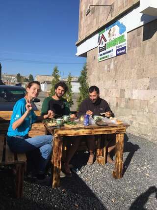 Хостелы Lake Sevan Hostel Севан Спальное место на двухъярусной кровати в общем номере для мужчин и женщин-7