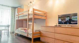 Хостел Стокгольм Уфа Спальное место на двухъярусной кровати в общем номере для женщин-4