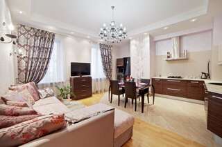 Апартаменты Royal Apartments Minsk Минск Апартаменты Делюкс с 3 спальнями: Проспект Независимости, 12-3