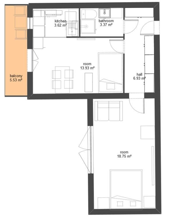 Апартаменты Sopot Apartament Сопот-37