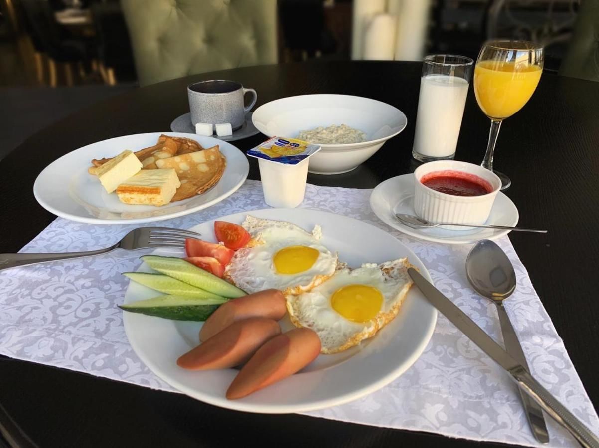 Завтрак в отеле Белогорье