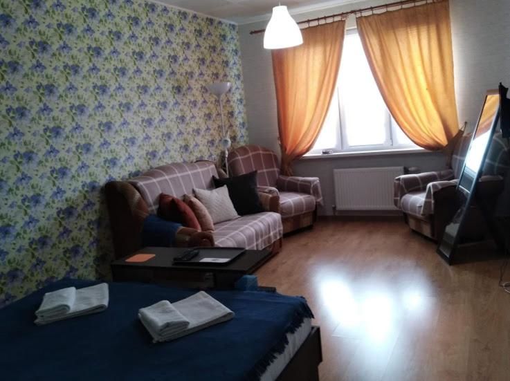 Апартаменты Уютная квартира в новом доме Боровляны-60