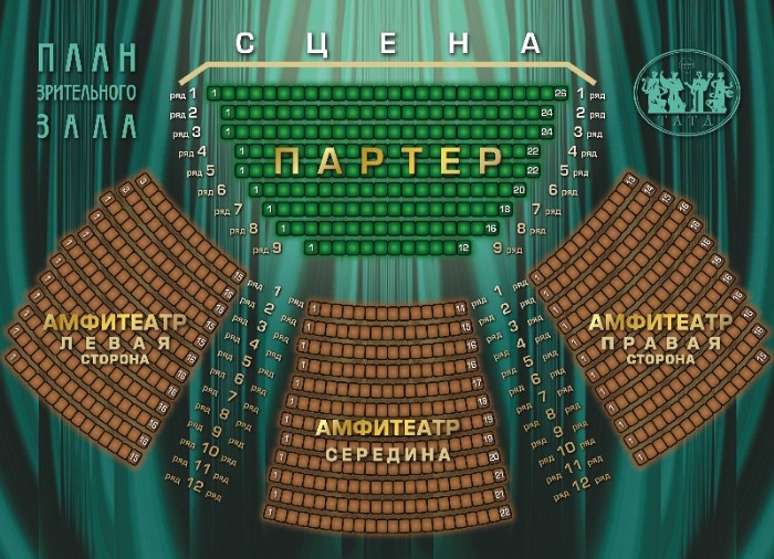 Ставрополь театр драмы план зала