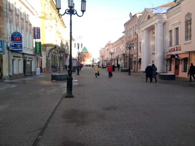 Башня с часами в Нижнем Новгороде