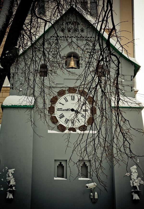 Башня с часами в Нижнем Новгороде