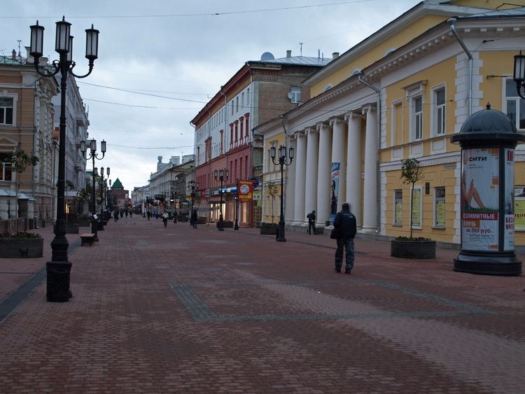Башня с часами в Нижнем Новгороде