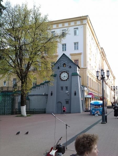 Башня с часами в Нижнем Новгороде