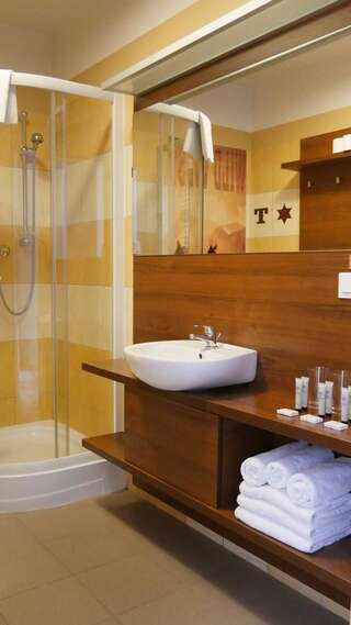 Отель Hotel Texas - Żory Жоры Двухместный номер с 1 кроватью или 2 отдельными кроватями-3