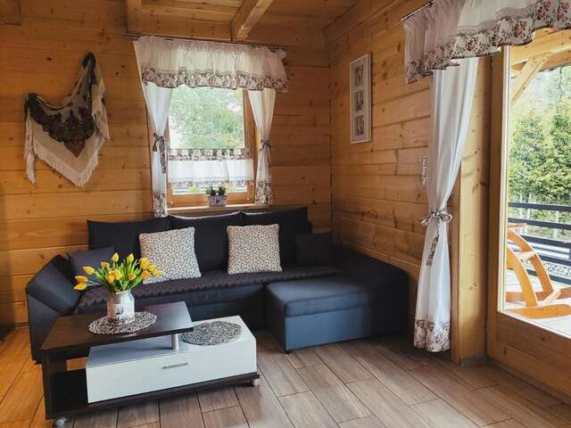 Дома для отпуска Borowikowe Zacisze drewniane domy z dostępem do balii i sauny Falsztyn-18