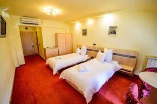 Отель Hotel Clipa Дробета-Турну- Севери Двухместный номер с 2 отдельными кроватями и балконом-1