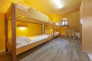 Хостелы Burg Hostel Sighisoara Сигишоара Кровать в общем номере с 4 кроватями и общей ванной комнатой-1