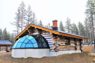 Отель Kakslauttanen Arctic Resort - Igloos and Chalets Саариселькя Стеклянное иглу Кело (для 6 взрослых)-9