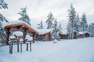 Отель Kakslauttanen Arctic Resort - Igloos and Chalets Саариселькя Люкс с кроватью размера "queen-size"-8