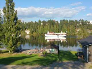 Кемпинги Mansikkaharju Holiday Camp Леппявирта Коттедж с общей ванной комнатой (для 2 взрослых)-9