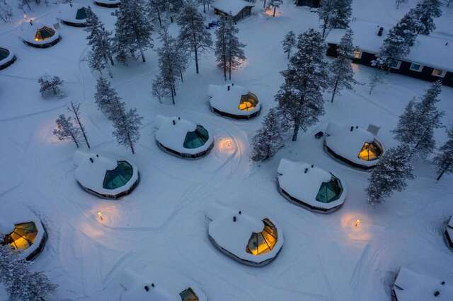 Отель Wilderness Hotel Muotka & Igloos Саариселькя-56