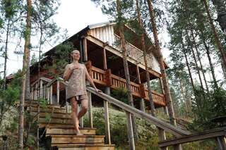 Шале Loma-Väkkärä Holiday Cabins Saimaa Liiansaari Шале с 3 спальнями-15