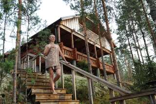 Шале Loma-Väkkärä Holiday Cabins Saimaa Liiansaari Шале с 3 спальнями-32