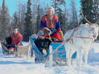 Шале Lapland Lodge Silmäsjärvi Tepsa Шале с 4 спальнями-37