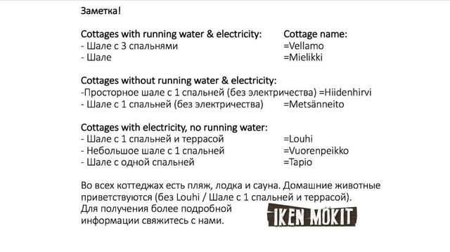 Дома для отпуска Iken Mökit Хейнола-64