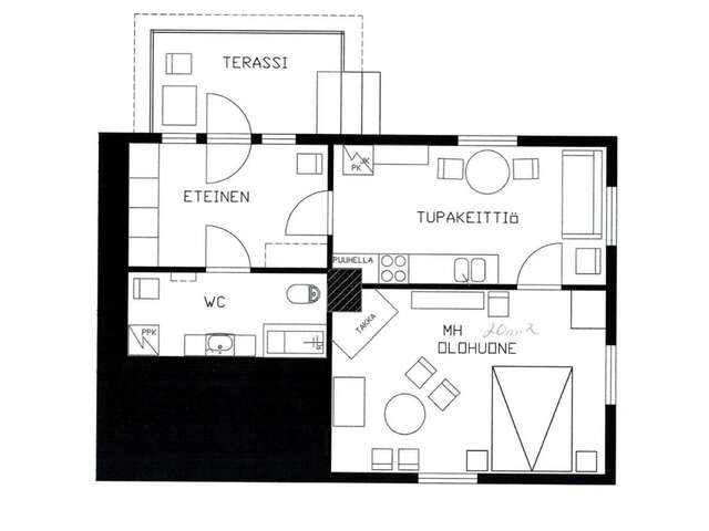 Дома для отпуска Holiday Home Pikkupehtoori Hirsjärvi-44