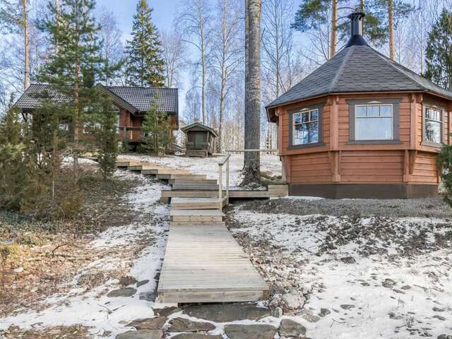 Дома для отпуска Holiday Home Puolen hehtaarin metsä Haapaniemi-3