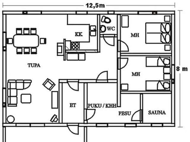 Дома для отпуска Holiday Home Koivurinne Vuoriniemi-28