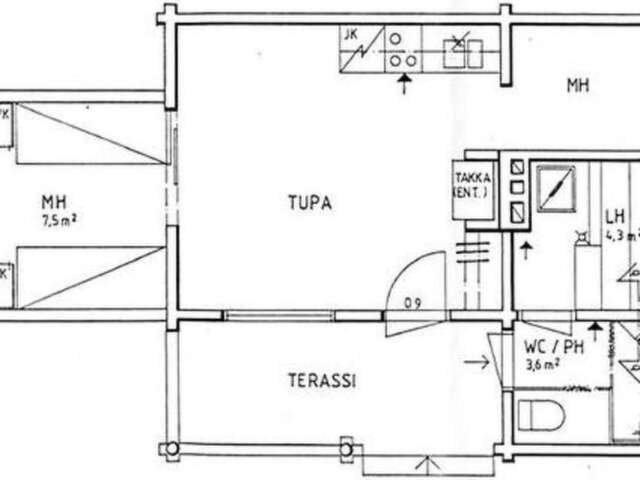 Дома для отпуска Holiday Home Kaakkola Kolu-24