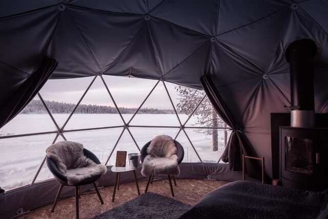 Люкс-шатры Aurora Dome & Glamping Муонио-59