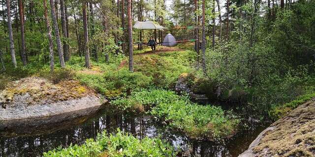 Люкс-шатры Skytent Ecocamp Taalintehdas Dalsbruk Taalintehdas-4