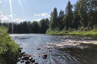 Шале Oikea vanhanajan mökki koskimaisema, 1,5 h Oulusta Пудасъярви Шале с двумя спальнями-45