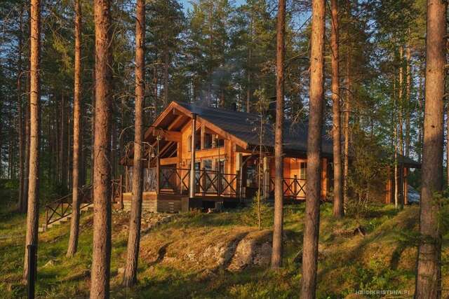 Виллы Puruvesi Holiday Villas, Kalliohovi Hiukkajoki-4