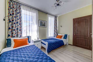 Гостиница Boho Botanica Hotel Санкт-Петербург Двухместный номер с 2 односпальными кроватями и собственной ванной комнатой-4
